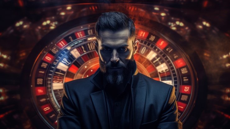 Tampilan meja Lightning Baccarat dengan dealer profesional dari studio mimpi303